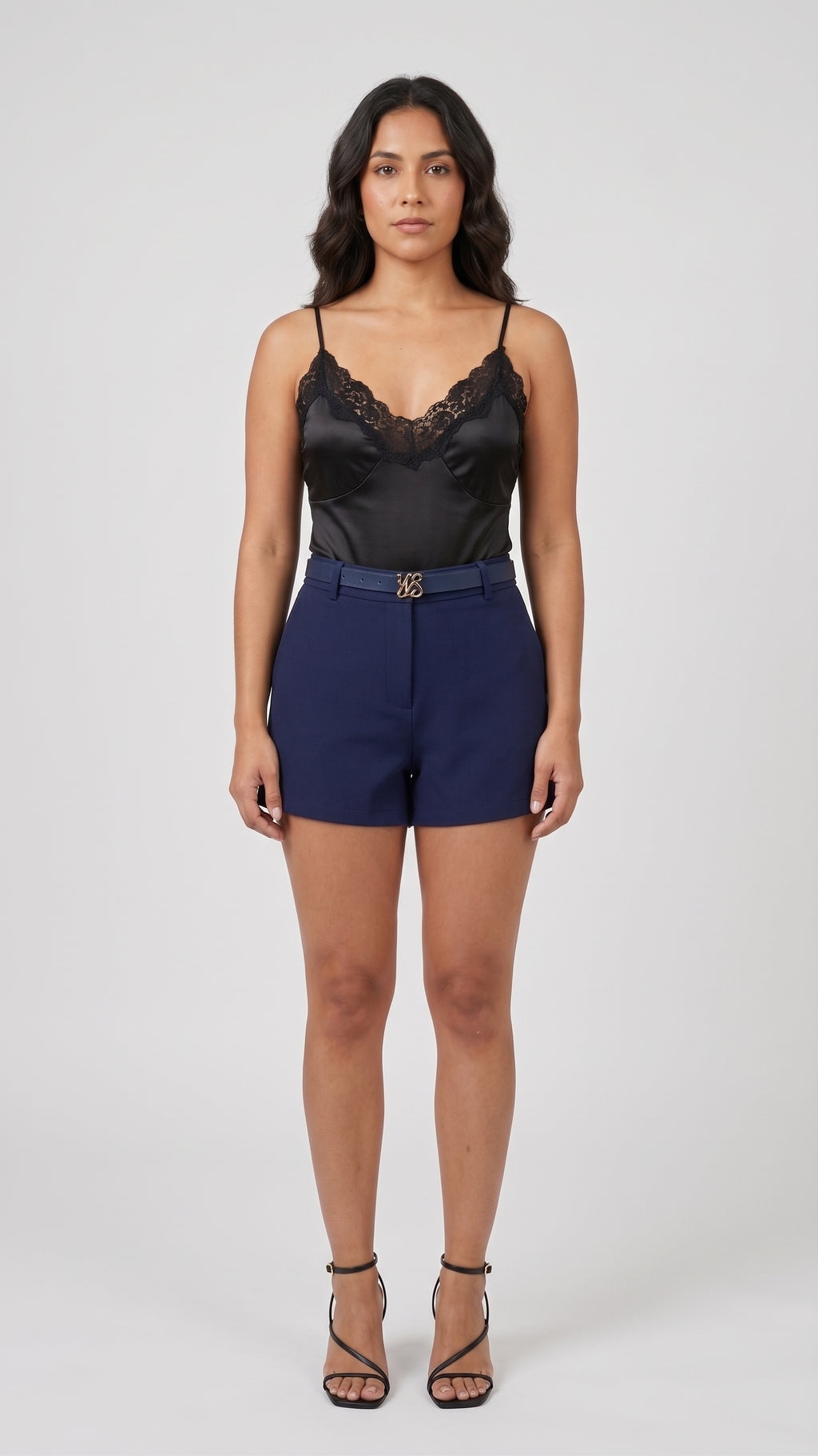 Shorts Sastre con Cinturón
