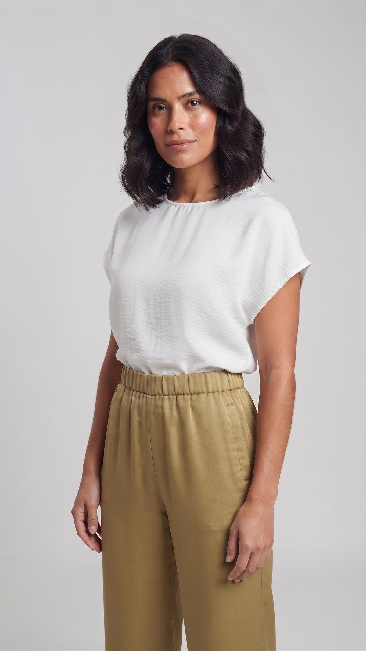 Pantalón Fluido con Cintura Elástica