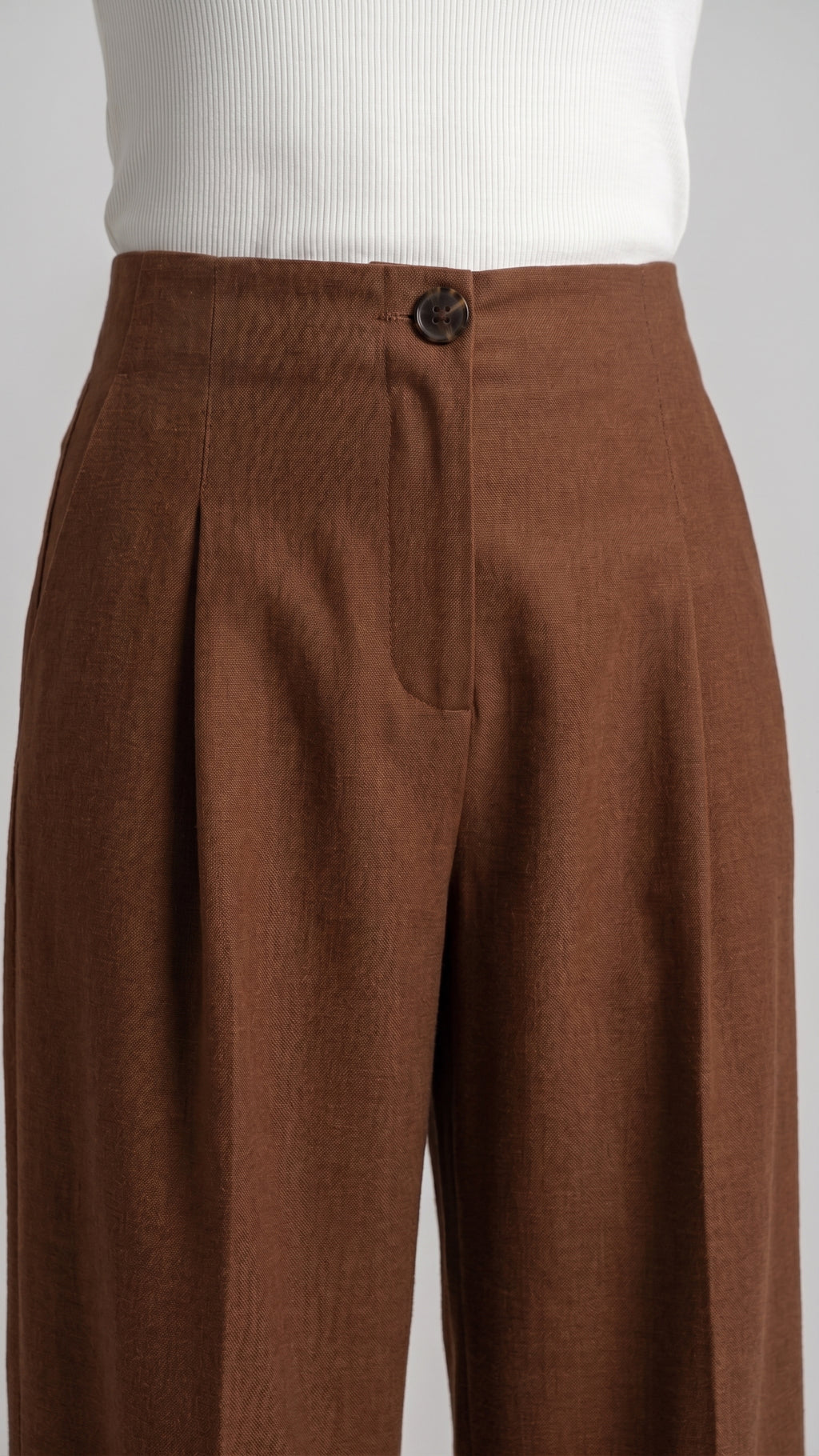 Pantalón Sastre Wide-Leg con Pinzas
