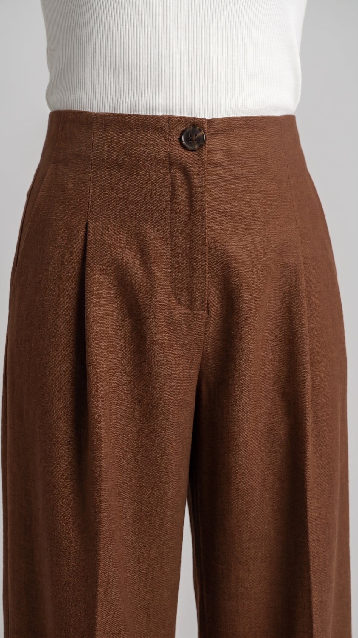 Pantalón Sastre Wide-Leg con Pinzas