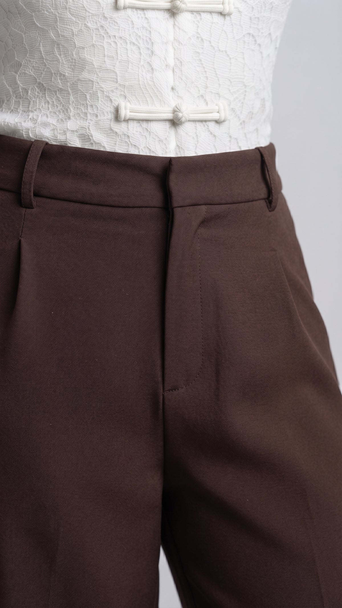 Pantalón Sastre de Tiro Alto y Pierna Ancha