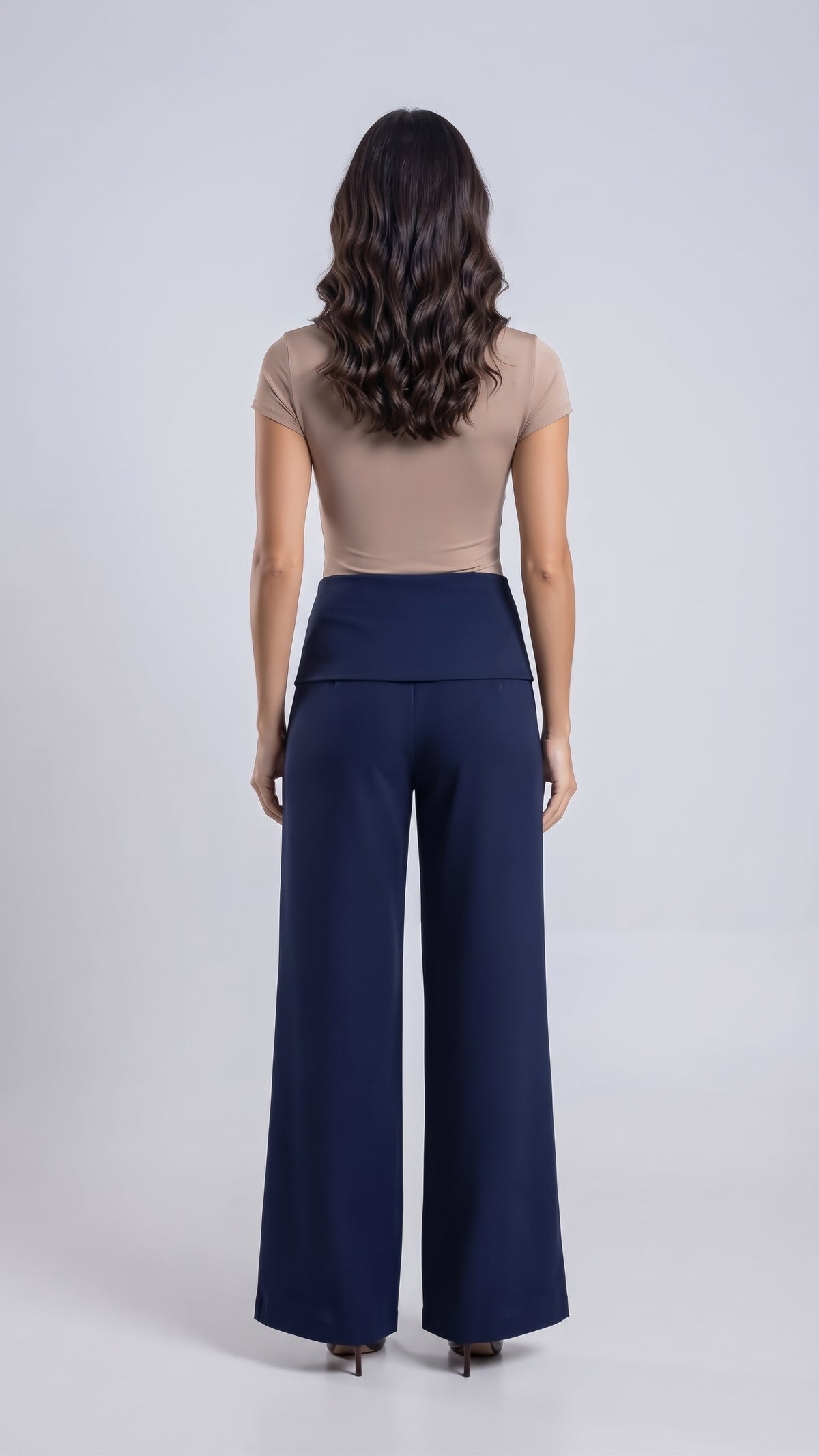 Pantalón Fluido con Lazo en la Cintura