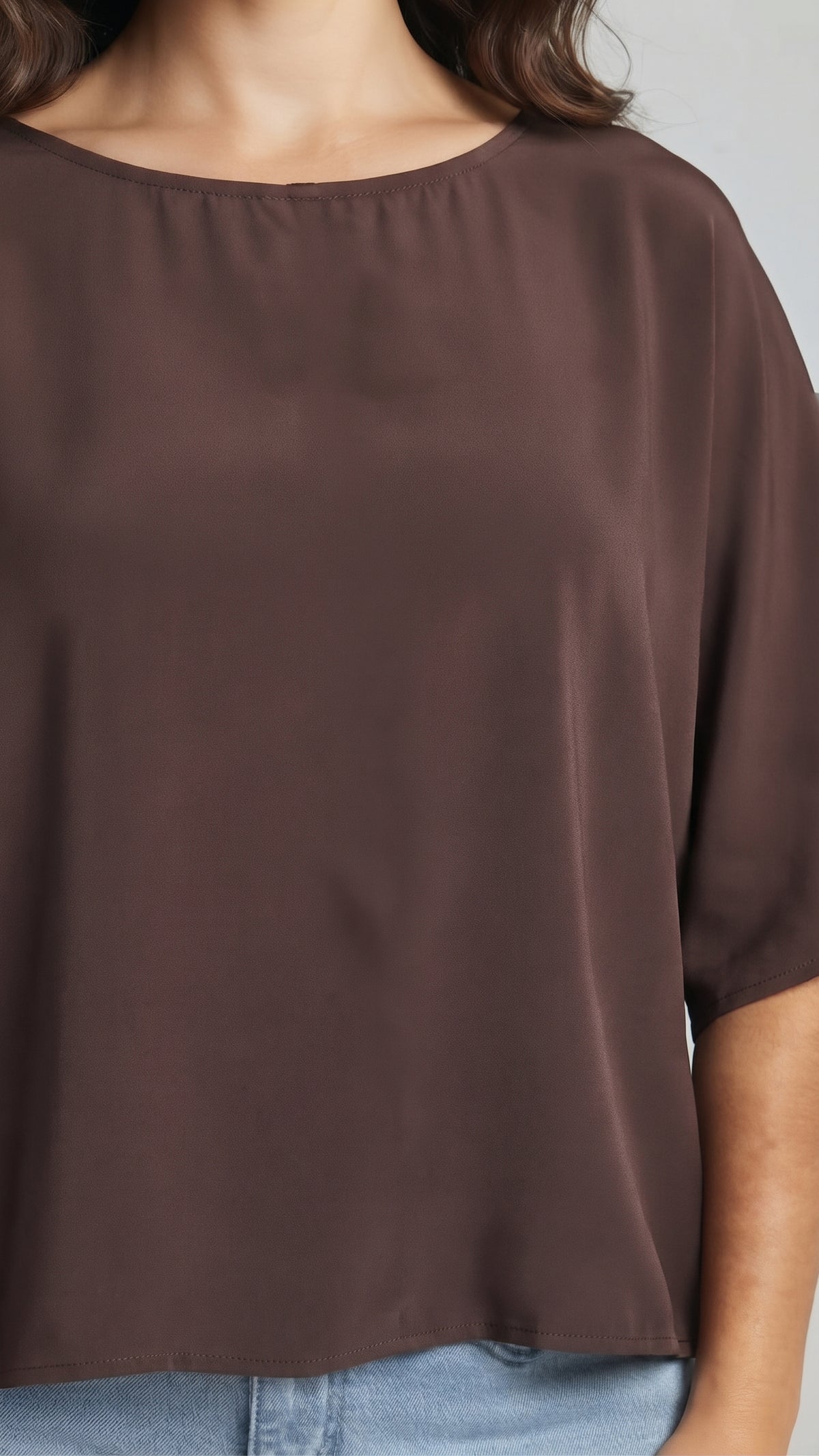 Blusa Fluida Estilo Capa