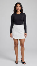 Falda Mini con Textura en Relieve