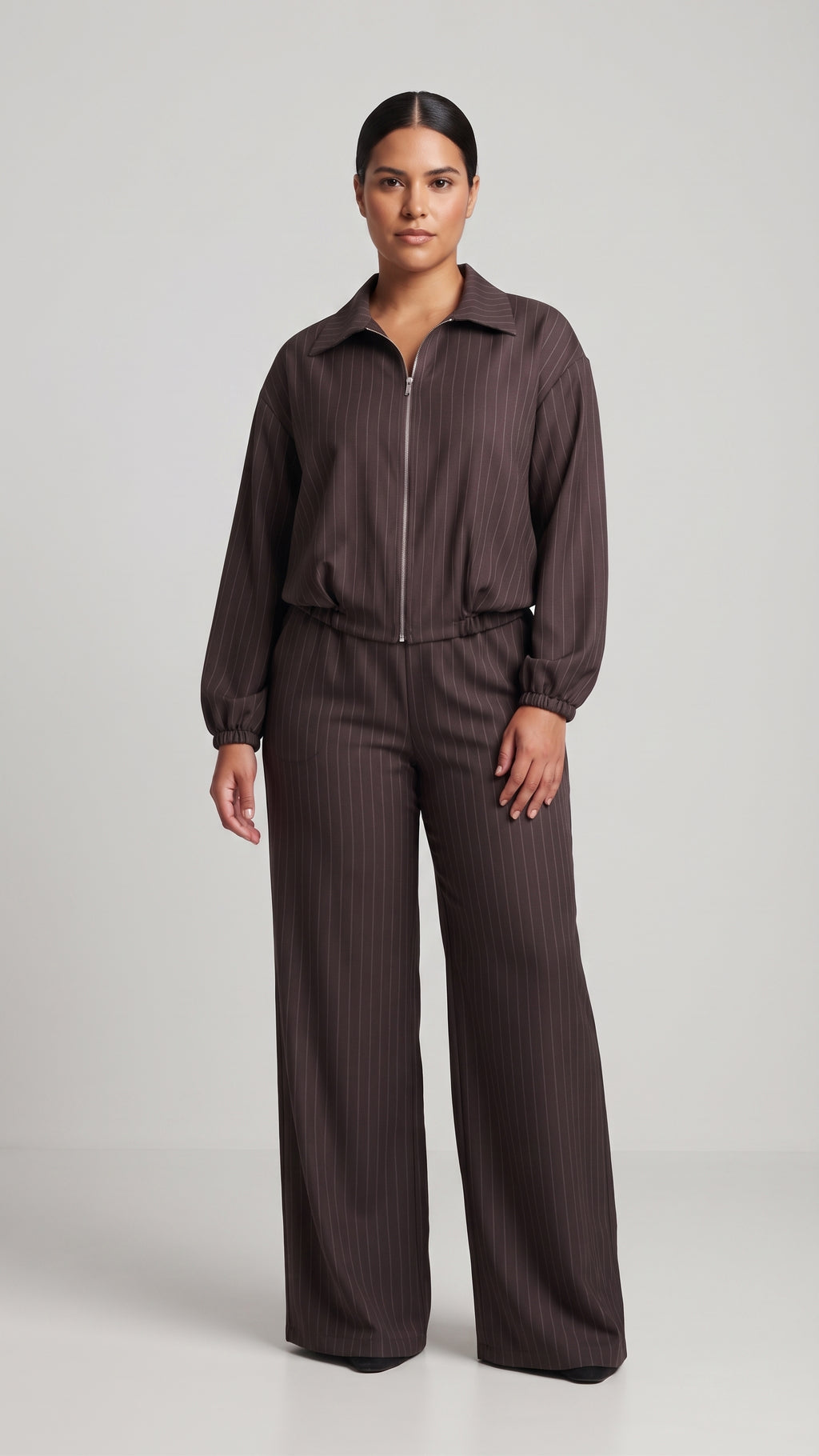 Conjunto Sastre Chaqueta y Pantalón Wide-Leg