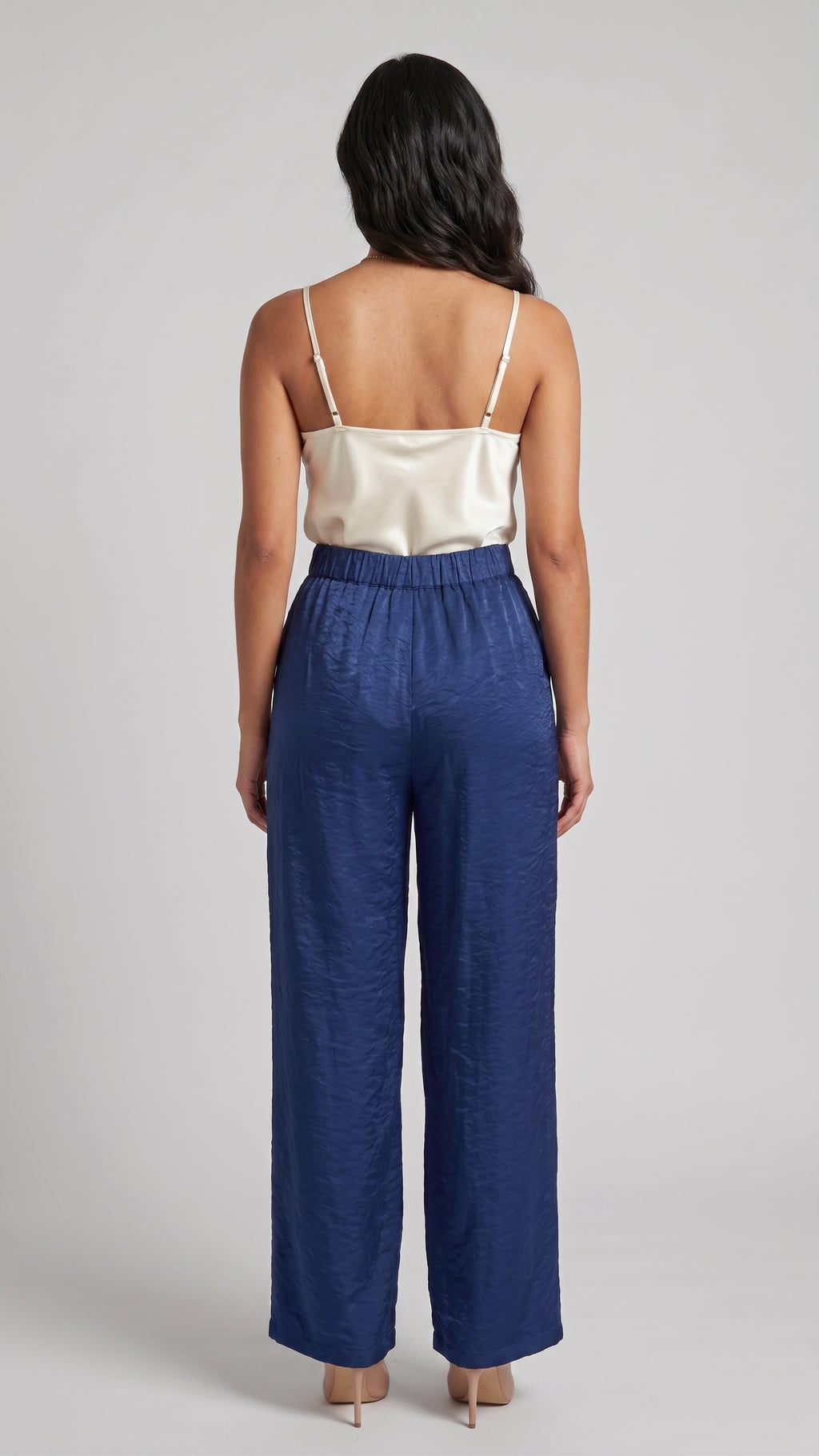Pantalón Recto Texturizado
