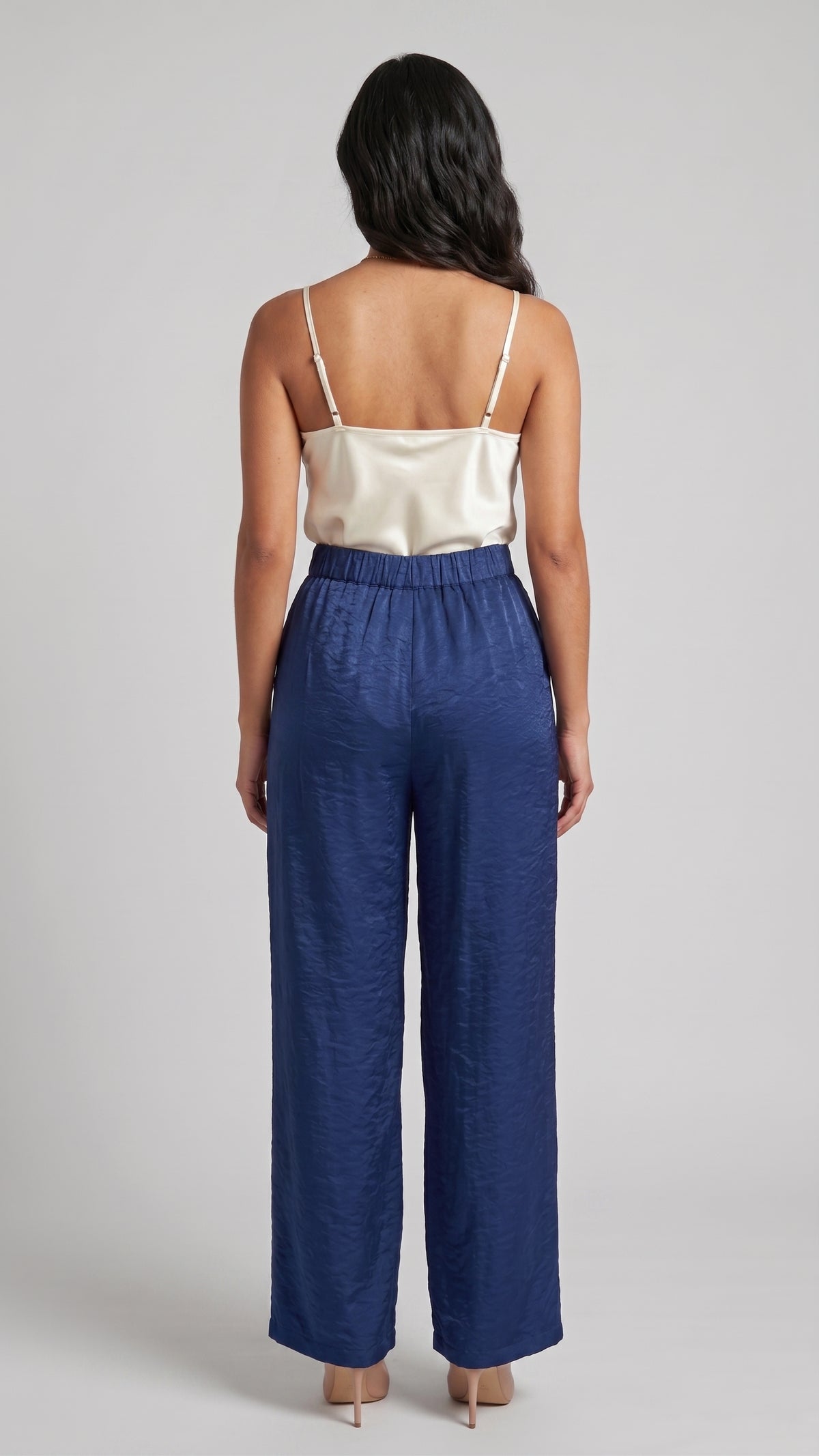 Pantalón Recto Texturizado
